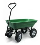 Wiltec - Gartenwagen Mit Kippfunktion Bis 200 Kg, Handwagen Mit 50 L Volumen,