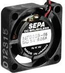 Sepa - Mfb25b12 Axiall&uuml;fter 12 V/dc 23 L/min (l X B X H) 25 X 25 X 6.5 Mm