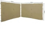 2 Seitenteile 295x201cm F&uuml;r Pavillon Roma 3x3m Seitenwand Sand