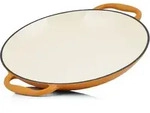 Mahlzeit - Paella Pfanne &Oslash; 35 Cm Sunny Orange Zwei Griffe, Gusseisen,...