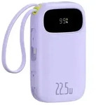 Powerbank 20000mah 22,5w Mit Display Und Kabel Enerfill Fc21 Qpow 3 Ultra - Lila