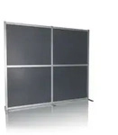 Akustik Trennwand / Stellwand Flexmiut Modul 167x192 Pet Grau Hjh Office