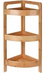 Spetebo - Bambus Badezimmer Regal - 61 Cm - Eckregal Holz Standregal Bad Regal