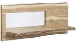 Massivmoebel24 - Wandregal Akazie 101x22x38 Natur Lackiert Pure Acacia 707