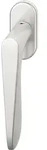 Fsb - Fenstergriff 34 1144 Ovale Rosette Griff Universal Aluminium Silber Eloxiert