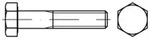 Sechskantschraube Iso 4014 M.schaft M 6 X 100 8.8