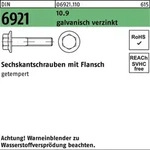 Din 6921 Sechskant-flanschschraube M12x70 Stahl 10.9 Galvanisch Verzinkt 50 Stk