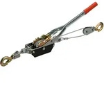 Wiltec Handseilzug Mit 1,8 M Drahtseil Bis 1000 Kg, Flaschenzug Mit 2 Haken,