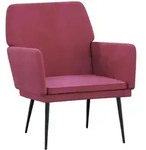 Sessel Weinrot 62x79x79 Cm Samt Vidaxl