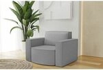 Sessel Designersessel Palma In Stoff Ascot Taupe