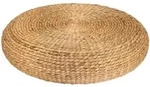Atmosphera - Sitzhocker Wond - Geflochtene Wasserhyazinthe D. 55 Cm Cr&eacute;ateur