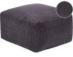 Pouf Mukki Baumwolle Dunkelgrau