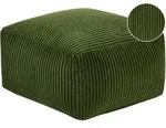 Pouf Mukki Baumwolle Dunkelgr&uuml;n