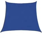 Sonnensegel 160 G/m2 Trapezform Blau 3/4x3 M Hdpe Vidaxl