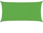 Sonnensegel Hellgr&uuml;n 2 X 6 M Hdpe Vidaxl
