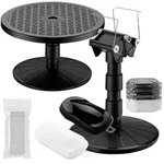 Wiltec Airbrush Lackierst&auml;nder Set Mit Drehteller, 20x Reinigungsb&uuml;rste Und...