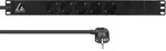 Lanview 19" 1he 10a Steckdosenleiste Mit 5 Schuko-steckdosen Typ F, F&uuml;r