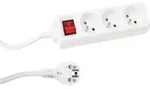 3-fach-steckdosenleiste - Mit Schalter - Kabel: 3 M - Stecker-typ E (franz&ouml;sisches