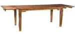 Esstisch Mit Ansteckplatten Akazie 160-200/240x90x76 Honig Lackiert Oxford 0120