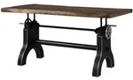 Esstisch Mango 160x90x80-101 H&ouml;henverstellbar Natur Ge&ouml;lt Manchester 101