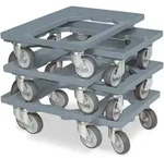 Brb 6x Logistikroller/transportroller F&uuml;r Kisten 600x400 Mm, Tragkraft 250 Kg...