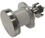 Befestigungszubeh&ouml;r Passend Zu M8 Glast&uuml;rgriff F&uuml;r Glasst&auml;rke 8-12mm, Edelstahl
