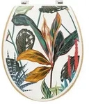 Palawan Wc-sitz Aus Hdf-platte Mit Exotischem Muster