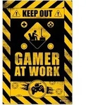 Poster Gameration Gamer Bei Der Arbeit