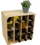 Weinregal '16er' Natur