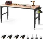 Laptop-schreibtisch, 72'x25', H&ouml;henverstellbar Von 28'-39,5',