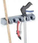 2 X Ger&auml;tehalter Wandhalterung Im Set, 10 Klemmhalter, 12 Klapphaken, Universal