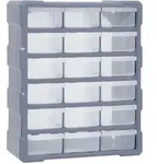 Multi-schubladen-organizer 18 Schubladen 38x16x47 Cm Vidaxl