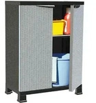 Kunststoffschrank 68x39x92 Cm Rattan-design - Vidaxl