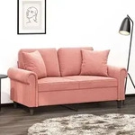 Zierkissen 2 Stk. Rosa 40x40 Cm Samt Vidaxl