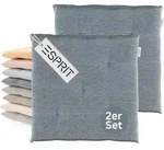 Esprit Sitzkissen Needlestripe - 2er Set 40x40 Cm, Blau