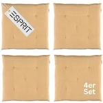 Esprit Sitzkissen Needlestripe - 4er Set 40x40 Cm, Gelb