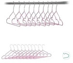 100 X Kinderkleiderb&uuml;gel, Platzsparende Drahtb&uuml;gel M&auml;dchen, Babyb&uuml;gel Mit...