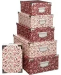 6 Schachteln Delicatesse Rosa Metallecken - 5five