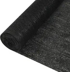 Zaunblende Schwarz 2x10 M Hdpe 150 G/m2 Vidaxl