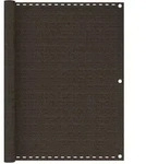 Balkon-sichtschutz Braun 120x400 Cm Hdpe Vidaxl