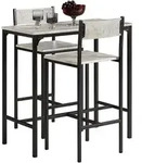 Ogt03-hg Bartisch Set 3-teilig Esstisch Bistrotisch Balkonm&radic;&part;bel Bistrom&radic;&part;bel