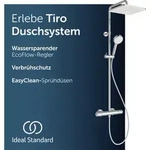 Ideal Standard Duschsystem Tiro, Wasser- & Energiesparend, Coolbody-technologie,
