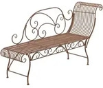 Gartenbank Karma Antik Braun