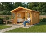 Alpholz Gartenhaus Gabriel 300 X 400 Cm Gartenhaus Aus Holz In Pinie, Holzhaus Mit 28