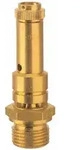 Riegler Sicherheitsventil Dn 8, Messing, G 1/2, Ansprechdruck 32 Bar