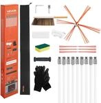 Vevor Ofenrohrb&uuml;rste-set, 9 M Max. L&auml;nge, Schornsteinb&uuml;rsten,