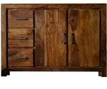 Sideboard Sheesham 118x45x85 Life Honey Lackiert Metro Life 122