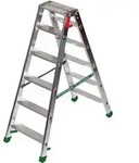 Doppelleiter 2x8 Stufen - Maximale Arbeitsh&ouml;he 3.76m - D7