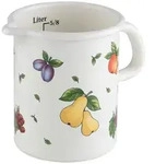 Riess K&uuml;chenma&szlig; &Oslash;9cm 0,5l Fruit Garden Emaille
