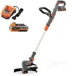 Fuxtec 20v Akku Rasentrimmer Fx-e1rt20proset Drehbarer Kantenschneider 28 Cm